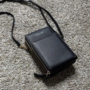 Forever Young Black Crossbody Bag/Wallet